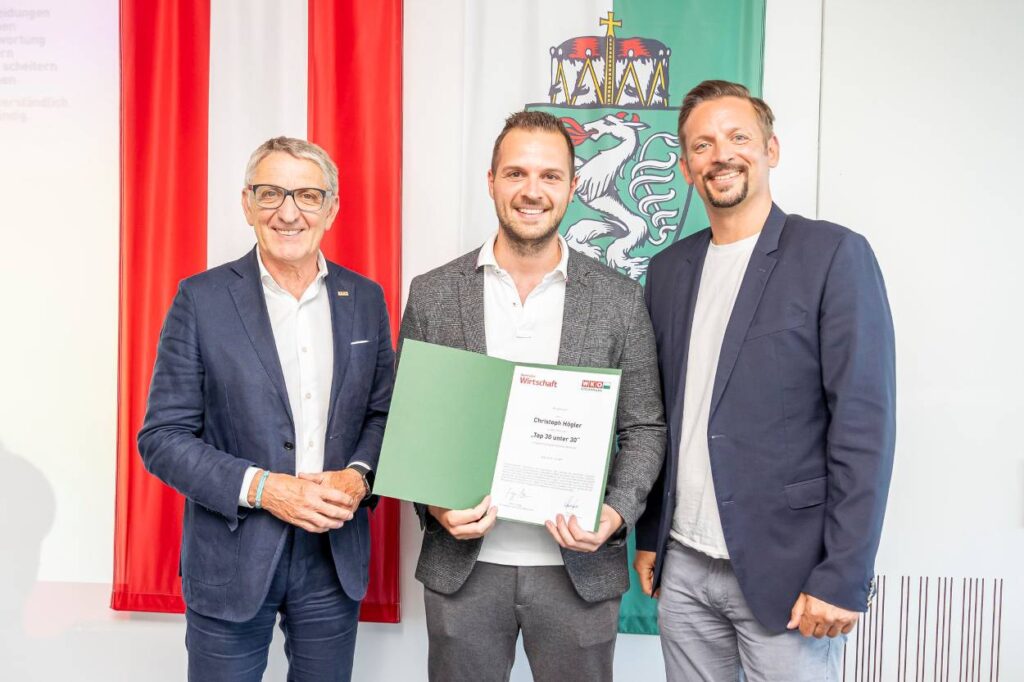 Top 30 unter 30: Christoph Högler erhält begehrten Award