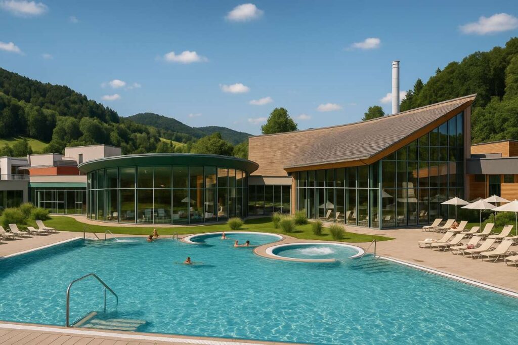 Therme Nova: Wellness pur in der Steiermark – Entspannung, Heilwasser und Architekturgenuss Therme Nova in Köflach